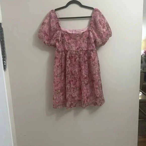 🌸🌸🌸PINK FLORAL MINI DRESS🌸🌸🌸 - Picture 8 of 8